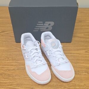 New Balance 550 White Pink Size Women's 8.5/Youth 7 GSB550CD New